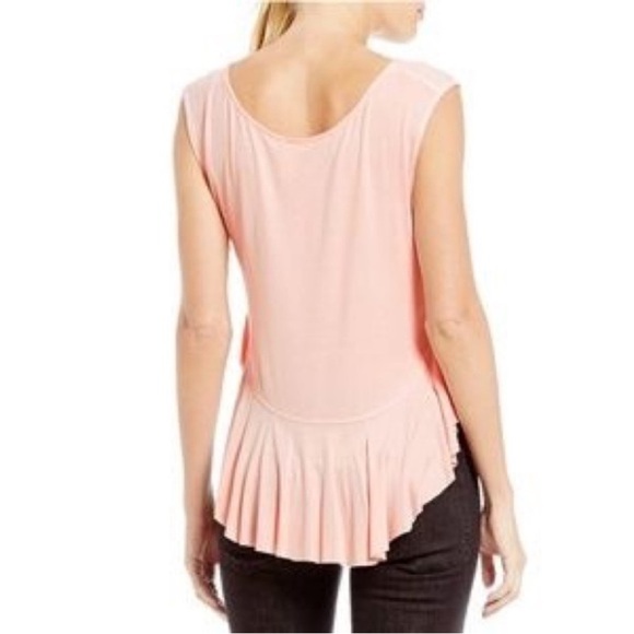 We The Free by Free People Pink Sleeveless Ruffle Hem Top - XS - Picture 5 of 11